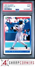 1992 CLASSIC SERIES II #T44 KEN GRIFFEY JR. MARINERS HOF PSA 9