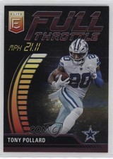 2023 Panini Donruss Elite Full Throttle Pink Tony Pollard #FT-TP 12v1