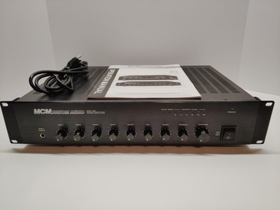 MCM Custom Audio MPA-120 6-Channel Mixer Amp 120W, 70V/100V/4-16 Ohm MIC/AUX/TEL