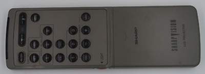 Sharp Vision G0910CESA LCD Projector Remote Control RRMCG0910CESA