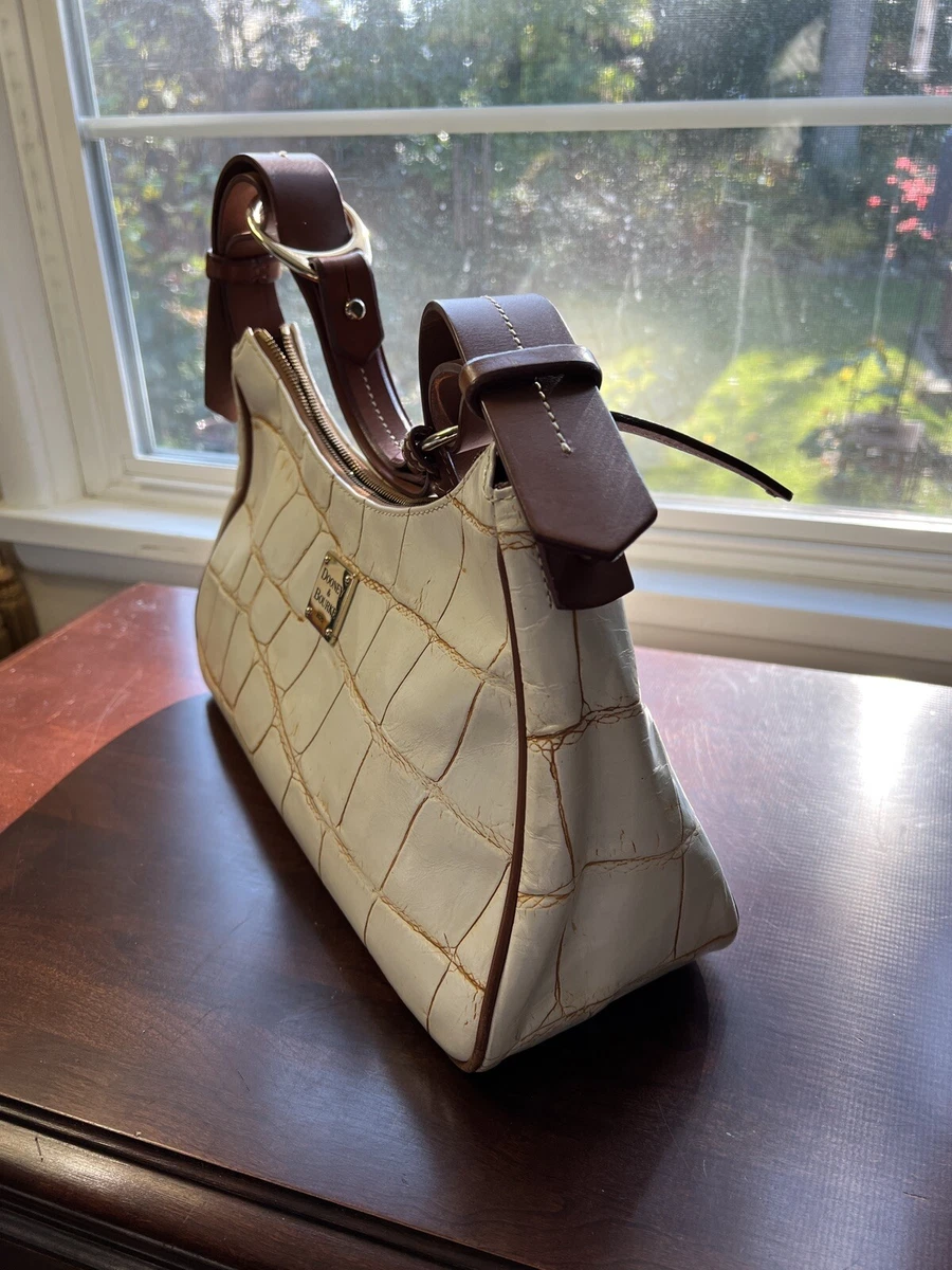 Dooney and bourke cream handbag sale