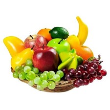 13 Pcs Artificial Fruits Fake Fruits Decoration Home Realistic Faux Fruits fo...