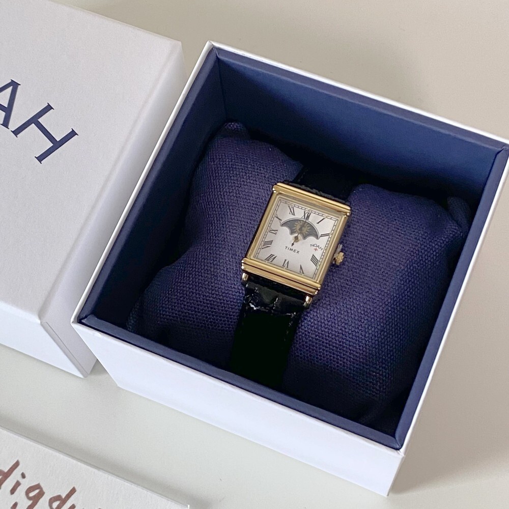 時計 Noah Timex Sun and Moon Watch Black/Gold Noah x Timex Sun and Moon Watch - Noah