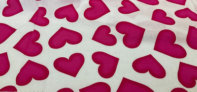 SPRINGS - SIMPLE HEARTS #CP44195-PINK (2012)- BY THE YARD