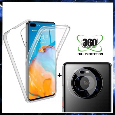 360° REAR FRONT COVER + CAMERA GLASS FILM FOR HUAWEI MATE 40 PRO PLUS