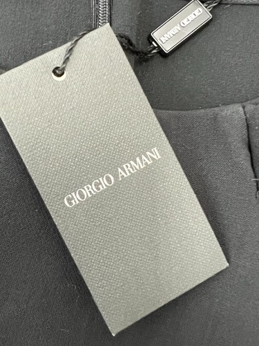 Giorgio Armani Black Ruffle Shift Dress Size EU 40 / US Small $2695.00 - Picture 7 of 11