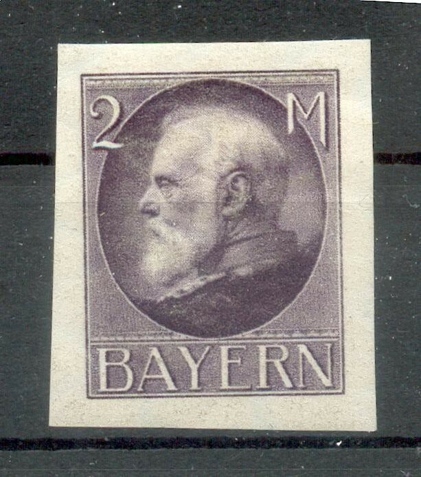 Bavaria PEACE PRINT 105IU UNPERFORATED * MH 50EUR (E4188