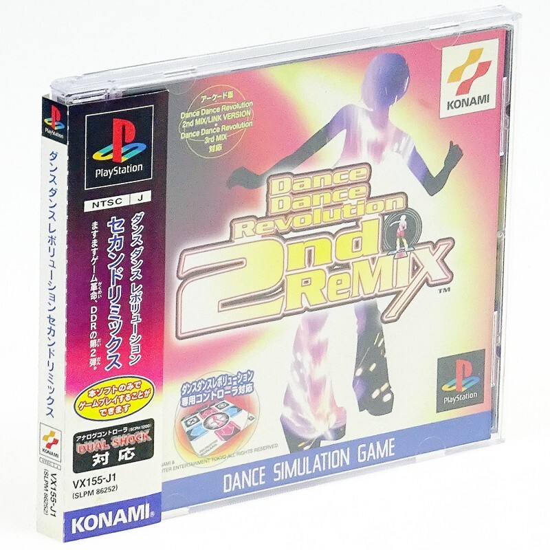 Dance Dance Revolution 2nd Remix Konami PS1 NTSC-J Japan Import