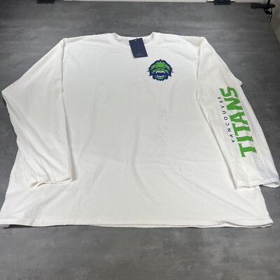 Vancouver Titans White Long Sleeve Overwatch League 2XL Gaming Team  Sasquatch