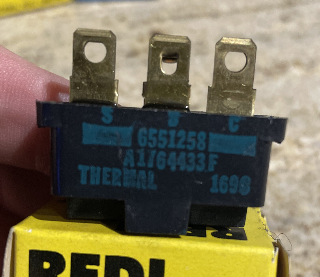 (3) Buick GM Air Conditioning Compressor Thermal Limiter Fuse Switch 6551258 NEW