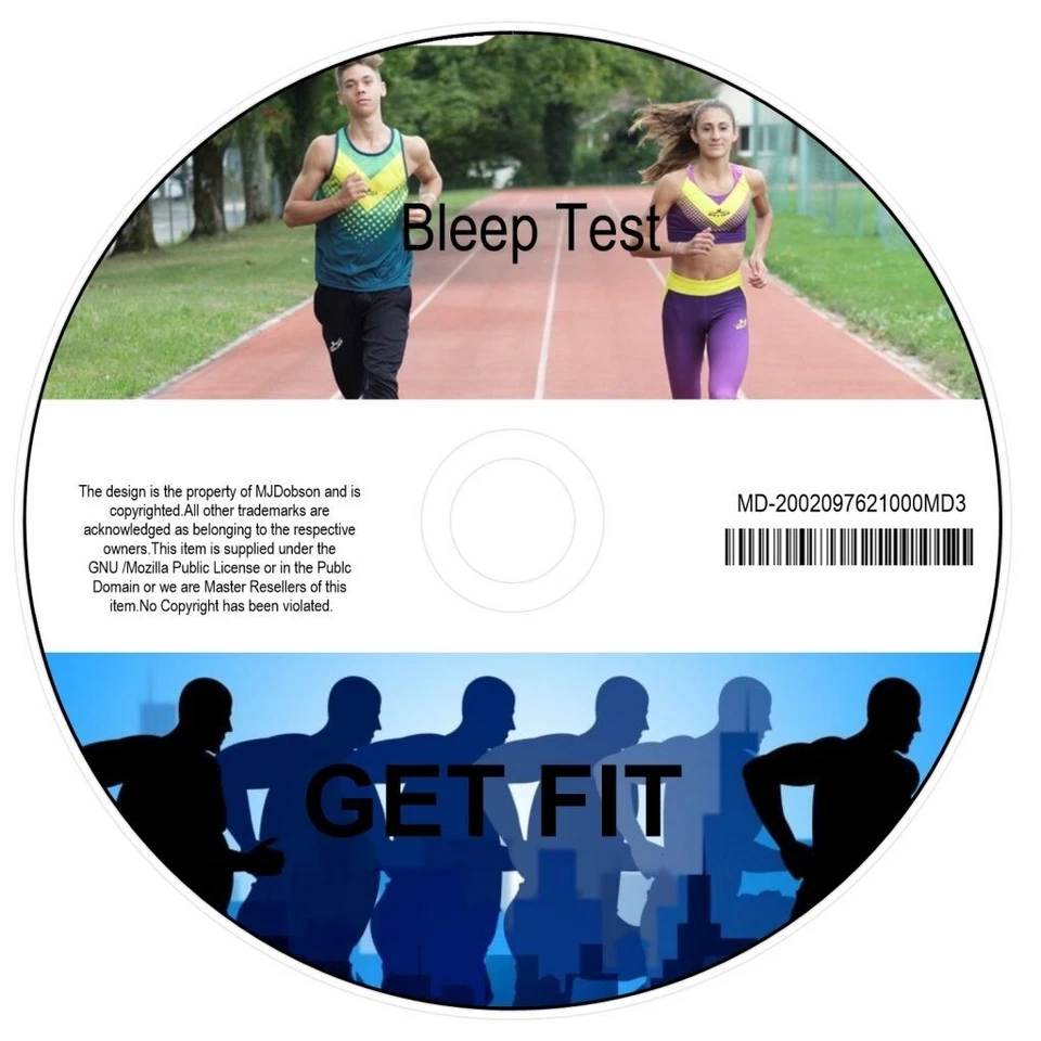 Bleep Test CD | Multi-Stage Fitness Test 15m & 20m – Army, Police, Fire Training - Image 3 of 4