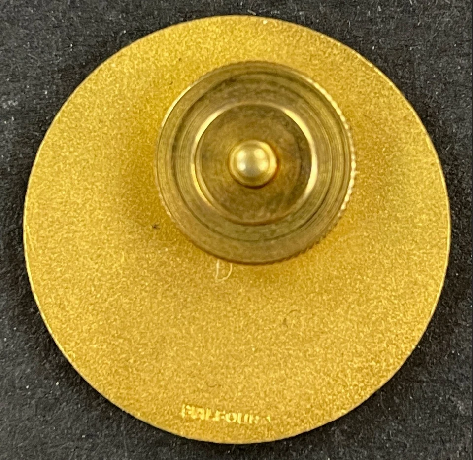 1962 Baseball New York Yankees World Series Press Pin Charm Button Mickey Mantle - Image 2 of 2