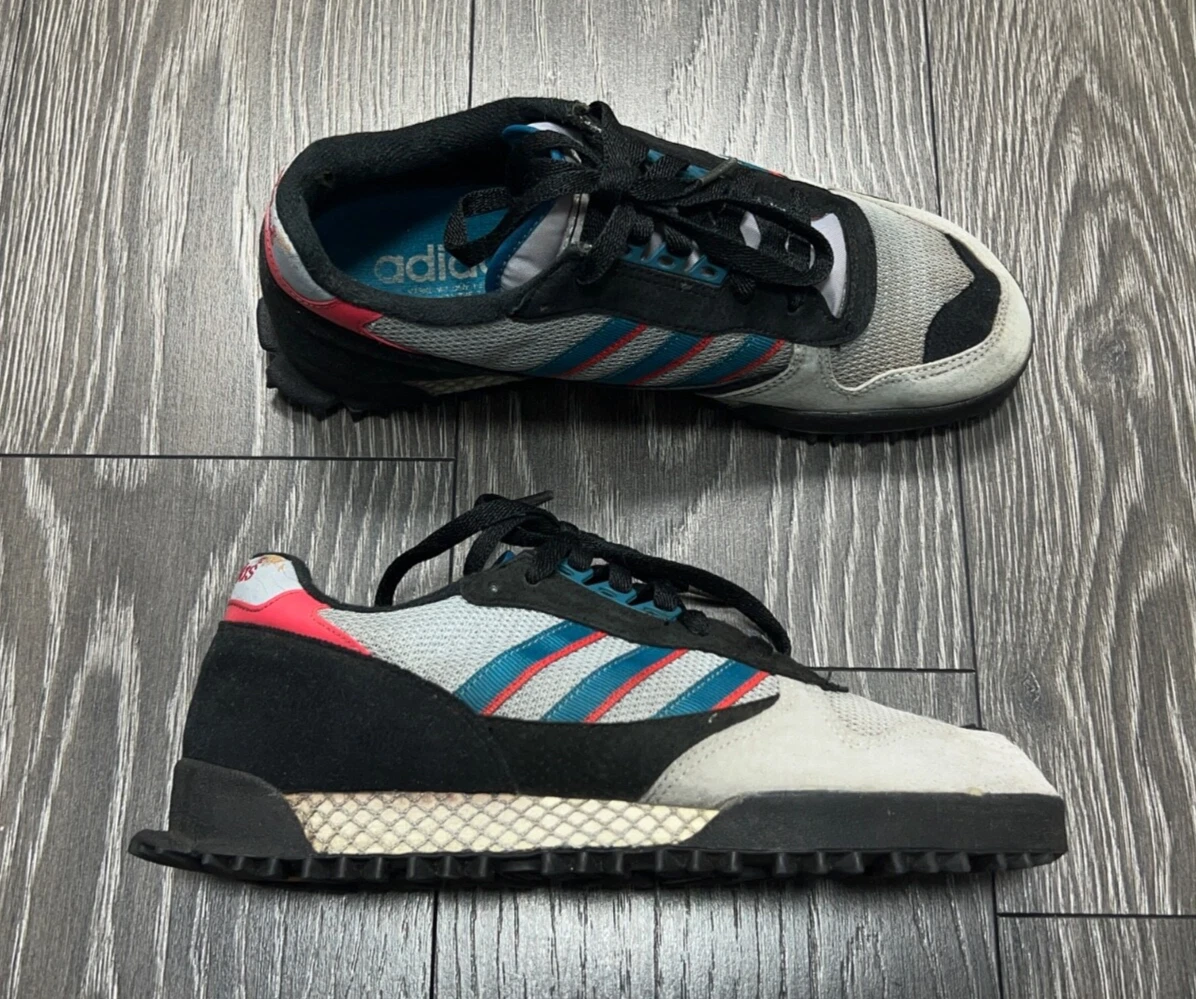 Vintage Mens Adidas Marathon TR Trainer Shoes Sneakers Made in 