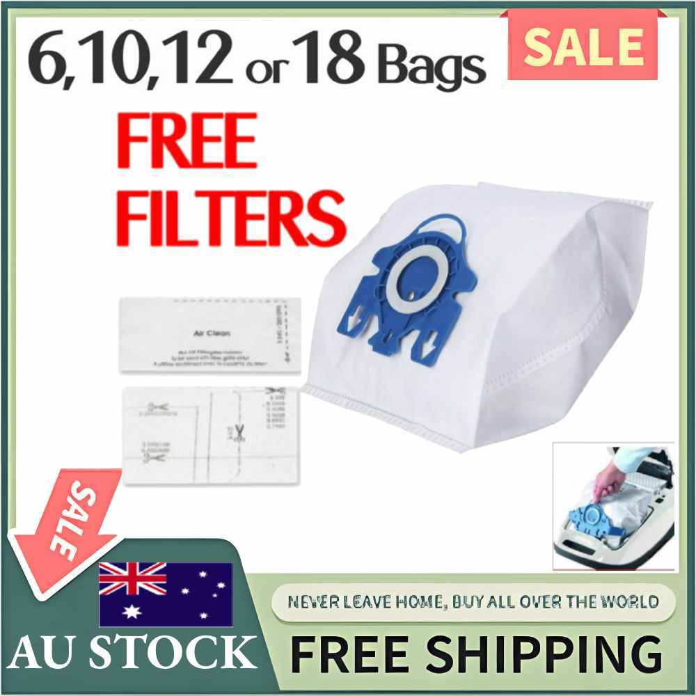 Vacuum Cleaner Bags fits Miele GN HYCLEAN C2 C3 S5 S8 S5210 S5211