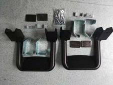 Se adapta a Toyota Tacoma N300 2016-2023 escalera lateral negra estribo pequeño escalón