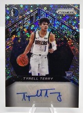 2020-21 Tyrell Terry Panini Prizm Fast Break Rookie Autograph #FR-TT Mavericks