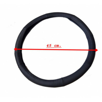 Eco Leder Lenkradbezug 45Cm 17.7'' Für Volvo FH2 3 FH4 FM I II FL F #