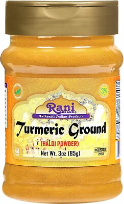 Rani Turmeric (Haldi) Root Powder Spice, (High Curcumin Content) 3oz (85g)