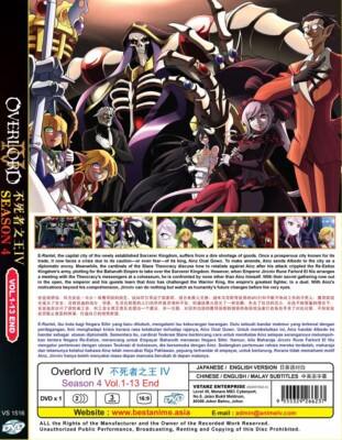 ANIME DVD OVERLORD SEASON 4 不死者之王 IV VOL.1-13 END *ENGLISH