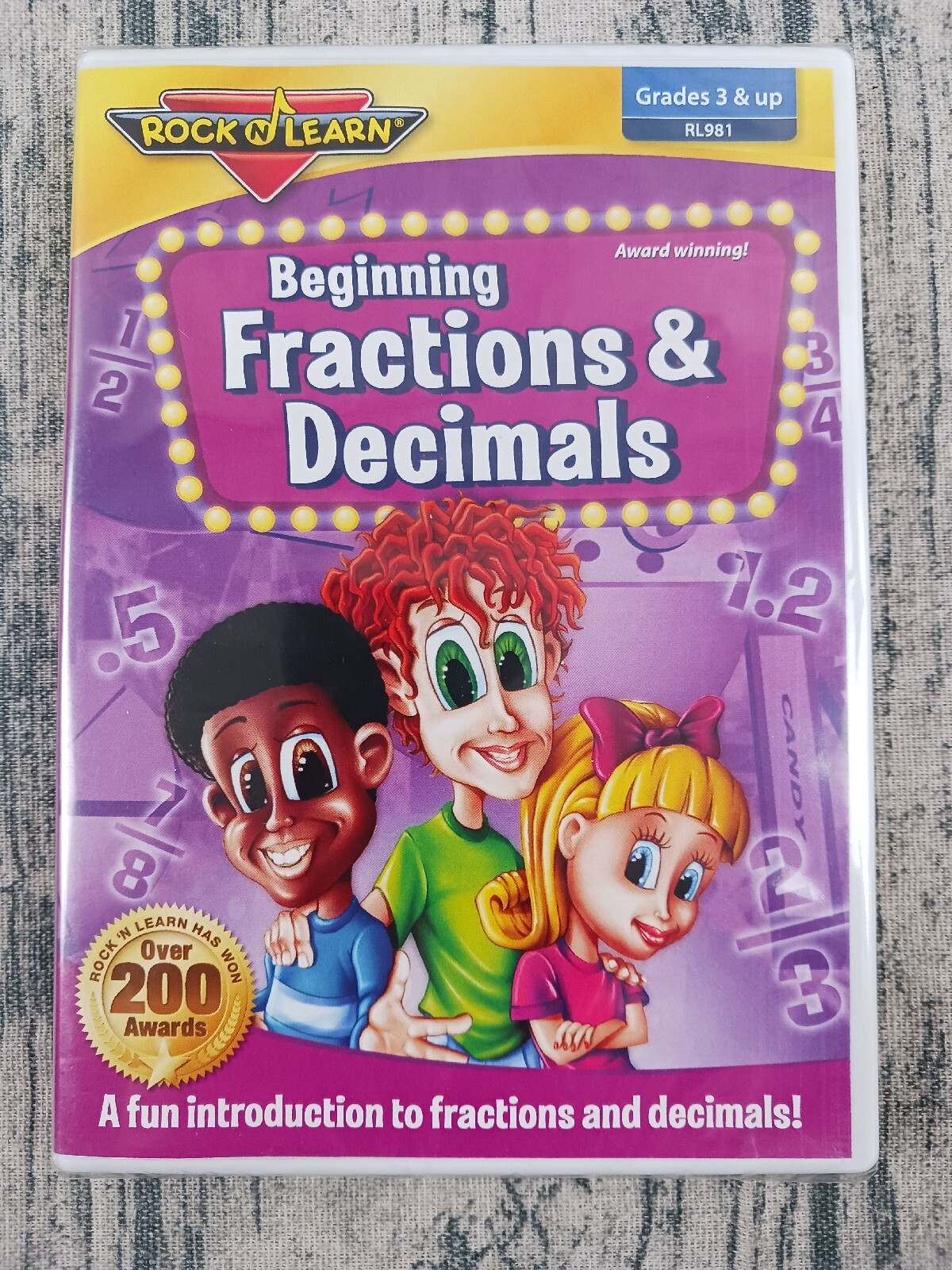 Rock N Learn: Beginning Fractions and Decimals (DVD) NEW & SEALED ...