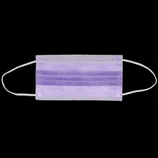 House Brand Dentistry 109134 Earloop Face Masks 3-Ply ASTM Level 3 Lavender 50P