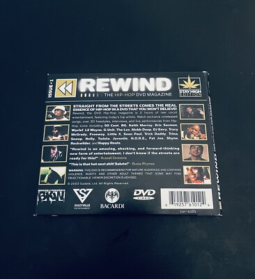 Rewind The Hip Hop DVD Magazine & CD 619257610124| eBay