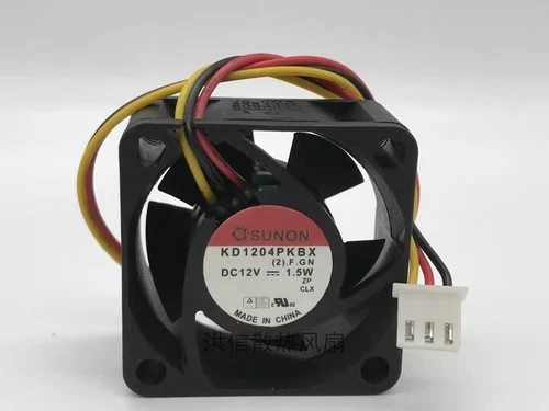 SUNON KD1204PKBX (2) F.GN 4020 DC12V 1.5W 3-Pin inverter cooling fan
