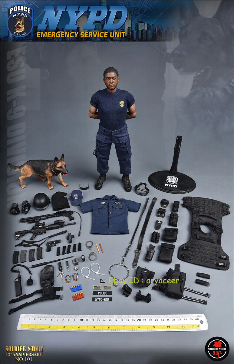 Soldier Story SS101 NYPD ESU K-9 DIVISION 1/6 Action Figure Soldier Story SS101 NYPD ESU K-9 DIVISION 1/6 Action Figure