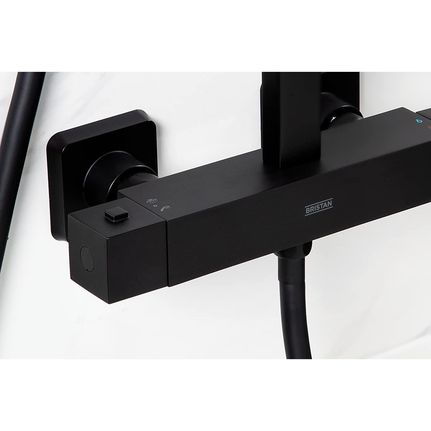 Bristan Craze Bar Mixer Shower with Dual Shower Heads Black eBay