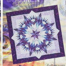 "Sunshine Quilt: Summer Solstice Edition - 58"x58" Paper Piece Kit"