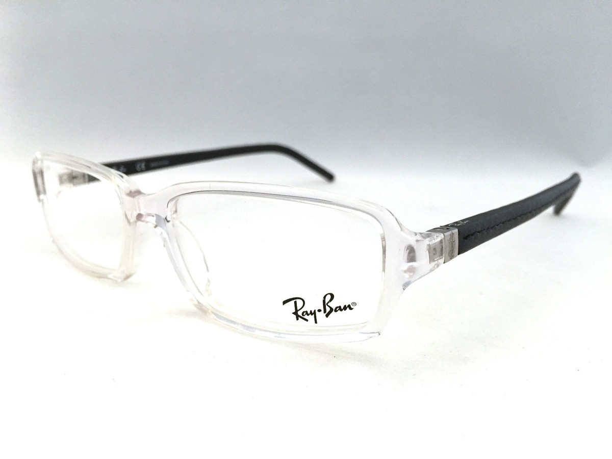 New Authentic Ray Ban RB 5132-Q 2161 Clear/Black 53mm Eyeglasses
