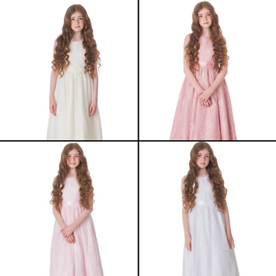 Mädchen Clara Kleid Hochzeit Blumenmädchen Taufe Brautjungfer Party Abschlussball