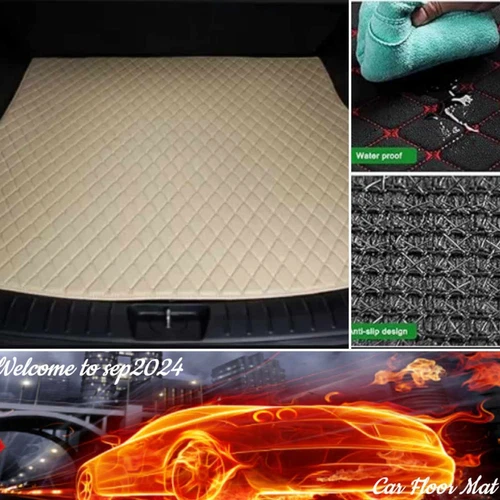 For Hummer H2 H3 Luxury Carpets Custom Car Trunk Mats All Series PU Leather Mats - Picture 7 of 34