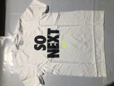 Nike Boy's So Next Graphic Tee White/Black/Volt AQ2505-100 