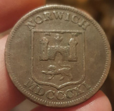 Royaume Uni 1/2 Penny Newton Norwich 1811 Etat TB Envois groupé possible