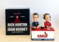 Rick Horton and John Rooney 2024 St. Louis Cardinals K-MOX Bobblehead SGA