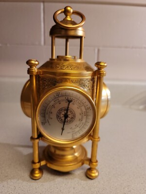 Franklin Mint The International Meteorological Clock Accent 24k | eBay