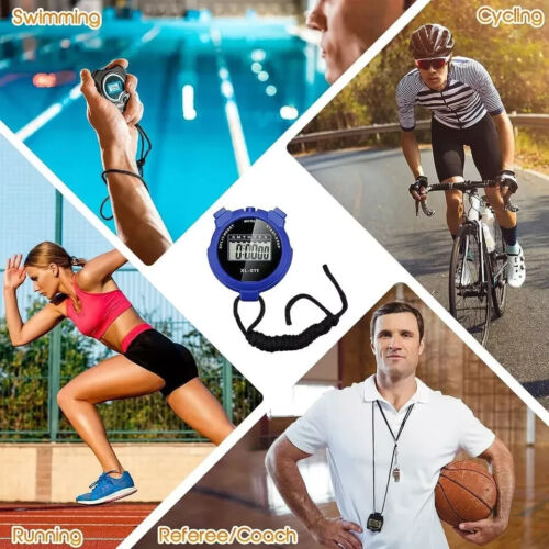 New Digital Handheld Sports Stopwatch Stop Watch Timer Alarm Counter Seller uk📌 - Picture 8 of 24
