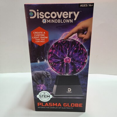Discovery Mindblown Plasma Globe Interactive Display Of Electricity.