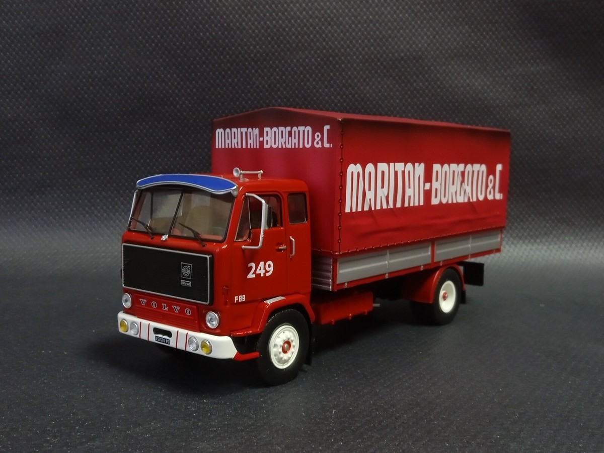 CAMION D'ÉPOQUE VOLVO F89 TURBO 6, SUEDE 1970, 1/43, Die-Cast, Neuf EUR
