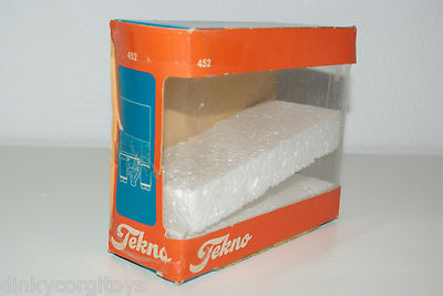 TEKNO 452 SCANIA VABIS TRUCK TRAILER ORIGINAL EMPTY BOX GOOD RARE SELTEN