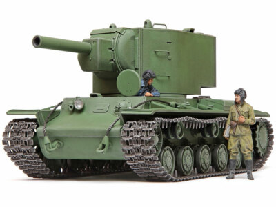 Tamiya 35375 1/35 Scale Model Kit WWII Russian Heavy Tank KV-2