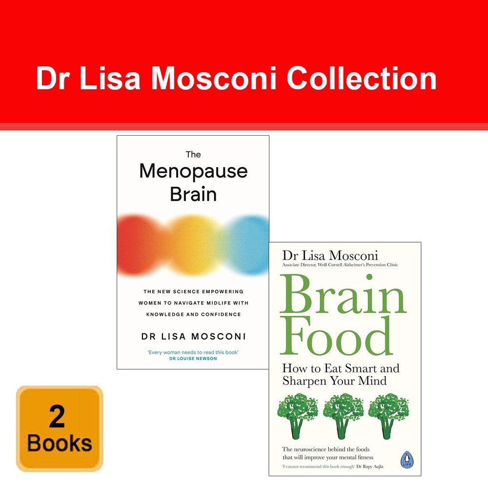 Dr Lisa Mosconi Collection 2 Books Set The Menopause Brain & Brain Food