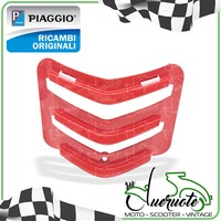 Piaggio Vespa GTS 125 300 Super Sport Rote Grille Front-Nasenschild