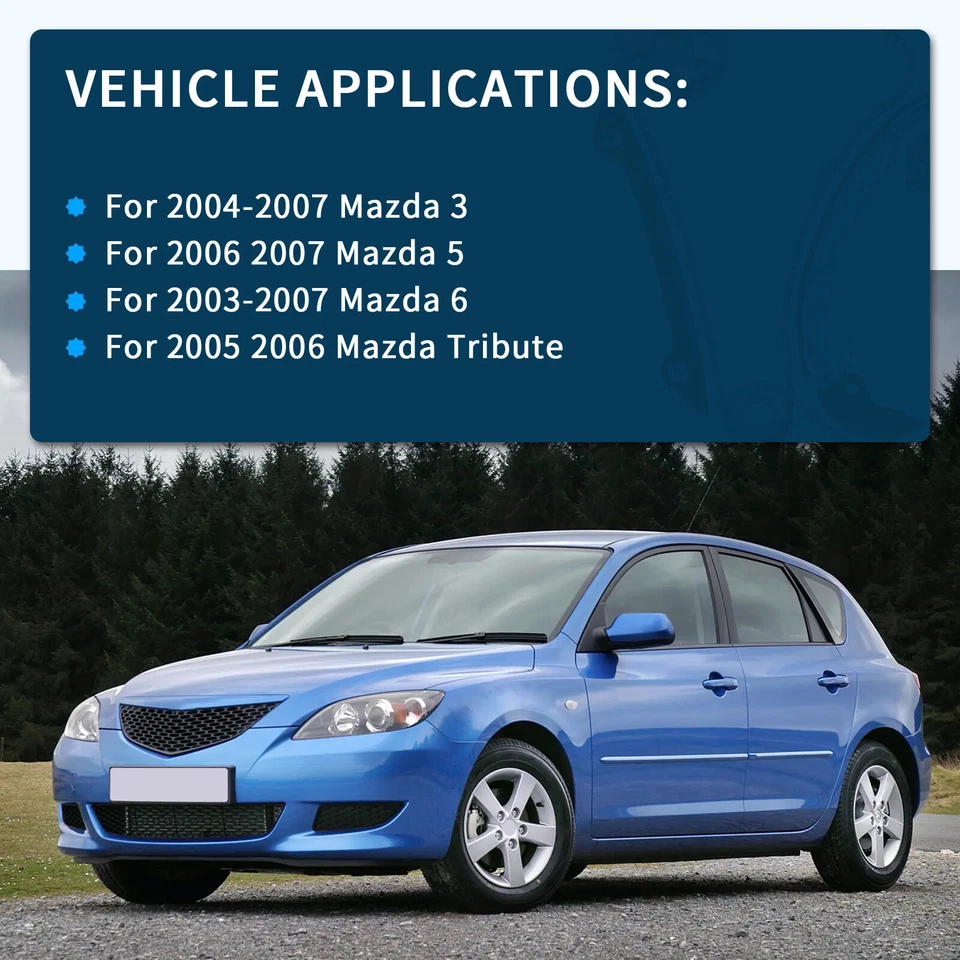 For Mazda 3 5 6 Tribute 2.0L 2.3L 2003-2007 Timing Chain Kit L305-12-614 - Image 3 of 4