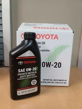 🔥 Genuine Toyota Lexus 0W20 Motor Oil 6 Quarts 🔥
