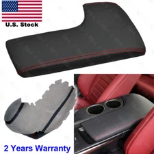 Fits 14-17 Lexus IS200t IS250 IS300 IS350 Leather Console Lid Armrest Cover Red