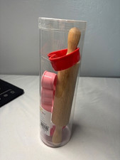 Kids' Baking Set Rolling Pin Cookie Cutters - Bullseye's Playground
