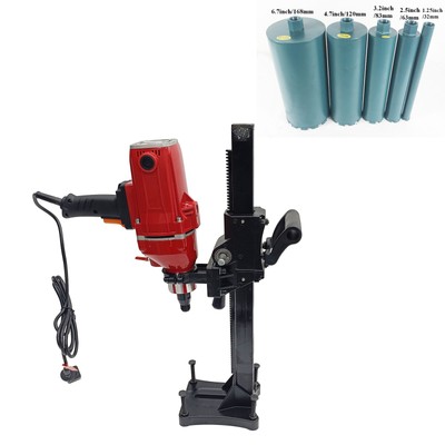 Diamond Concrete Core Drill Machine with Stand Engineering Equipment 220V 2200W