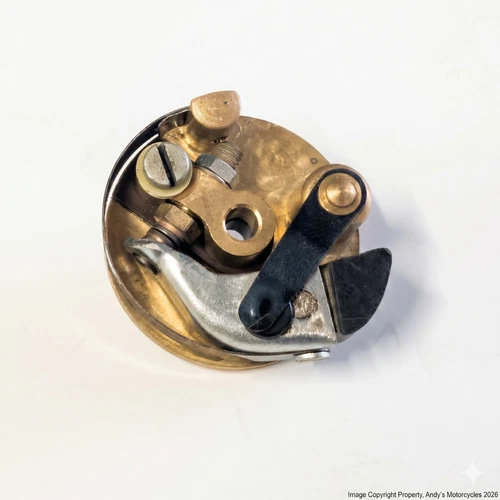Lucas Style K2F Magneto Points Plate Assembly Clockwise Brass K2F UK 470913
